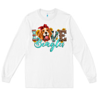 White love beagles Long Sleeve Tee - Artiststas
