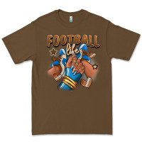 Cacao Football life afro girl sneakers Premium Tee - RanaPortraitStore