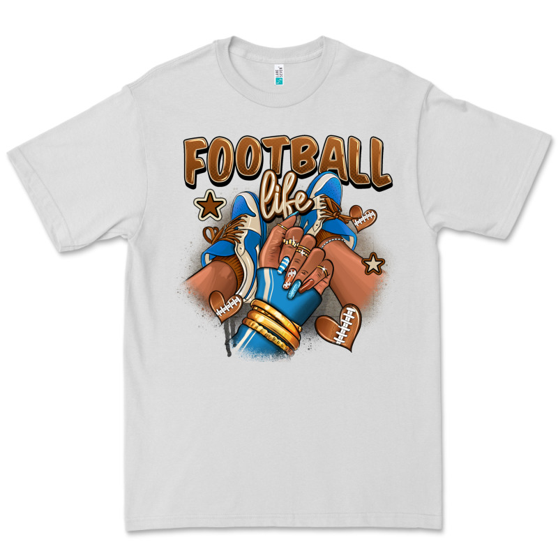 Football Life Afro Girl Sneakers Premium Tee by RanaPortraitStore | Teevron