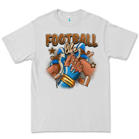 Dove Grey Football life afro girl sneakers Premium Tee - RanaPortraitStore