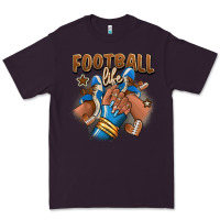 Plum Football life afro girl sneakers Premium Tee - RanaPortraitStore