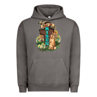 Pigment Tornado He is risen Bunny Cross Easter Day Urban Hoodie - HowdyJamesFarm