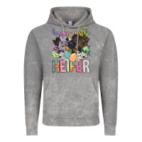 Cloud Rock happy easter heifer Vintage Hoodie - Neo Western