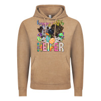 Vintage Coffee happy easter heifer Vintage Hoodie - Neo Western