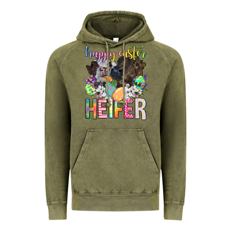 Happy Easter Heifer Vintage Hoodie by Neo Western | Teevron