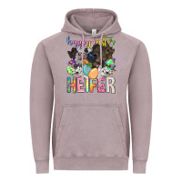 Vintage Zinc happy easter heifer Vintage Hoodie - Neo Western