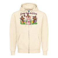 Sandshell every knee shall bow Zipper Hoodie - MaliasSmallBusiness