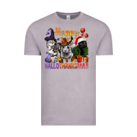 Vintage Zinc Happy Hallothanksmas Cats Vintage Tee - BundleAndBundleShop