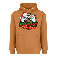 Meerkat Gamer Merry Christmas Heavyweight Hoodie - NancyCooperArtShop