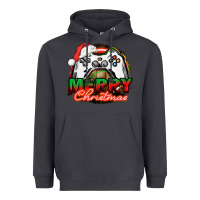 Gamer Merry Christmas Heavyweight Hoodie | Teevron