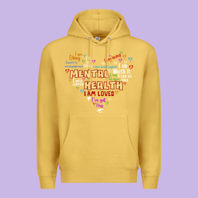 Mental Health Matters Premium Hoodie Designed By Jahusdesignshop