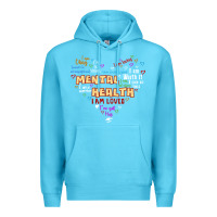 Ocean Blue mental health matters Premium Hoodie - JahusDesignShop