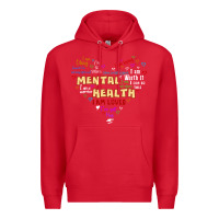 Red mental health matters Premium Hoodie - JahusDesignShop