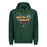 Sports Green mental health matters Premium Hoodie - JahusDesignShop