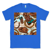 True Royal cowboy western seamless pattern Classic Tee - BundleAndBundleShop