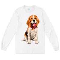 White beagle Long Sleeve Tee - Artiststas