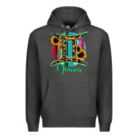 Charcoal Heather Gemini Sign of Zodiac Premium Hoodie - Bettercallsaul