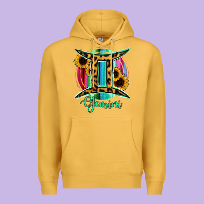 Gemini Sign Of Zodiac Premium Hoodie Designed By Bettercallsaul