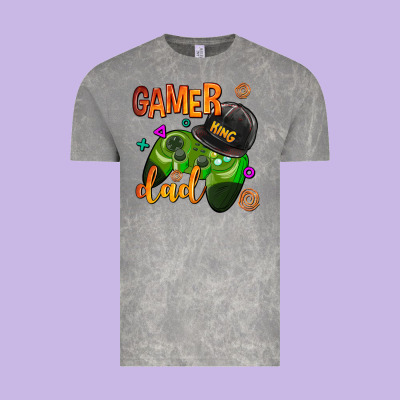 Gamer Dad Vintage Tee Designed By Adodesignshop