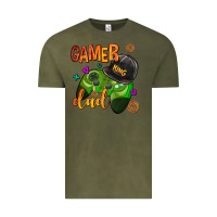 Vintage Olive gamer dad Vintage Tee - AdoDesignShop