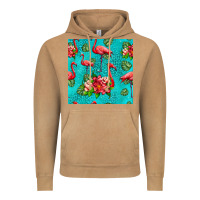 Vintage Camel flamingo seamless pattern Vintage Hoodie - HRA Design Shop