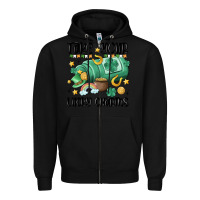 Black take your lucky charms Zipper Hoodie - MaliasSmallBusiness