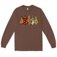 Chestnut leopard christmas trees Long Sleeve Tee - AdoDesignShop