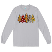 Leopard Christmas Trees Long Sleeve Tee | Teevron