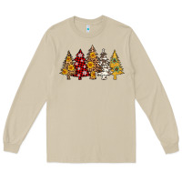Mushroom leopard christmas trees Long Sleeve Tee - AdoDesignShop