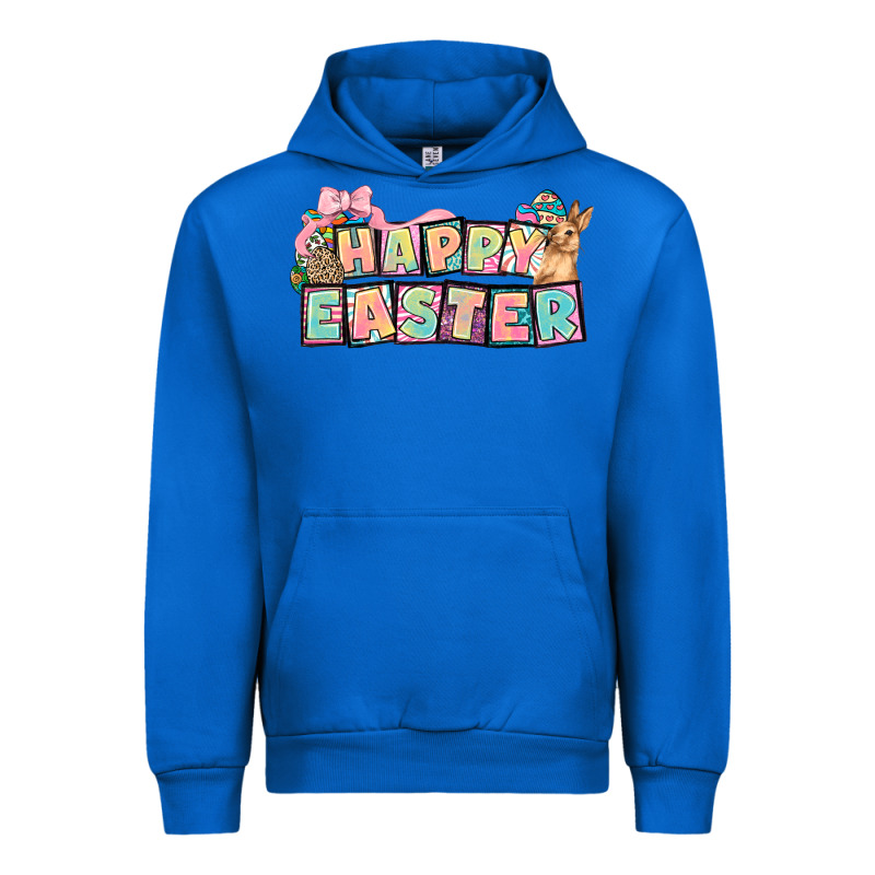 Happy Easter Plate Letters Easter Day Urban Hoodie by HowdyJamesFarm | Teevron