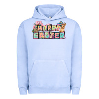 Pigment Grape Ice Happy Easter plate letters Easter Day Urban Hoodie - HowdyJamesFarm