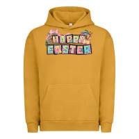 Pigment Peanut Butter Happy Easter plate letters Easter Day Urban Hoodie - HowdyJamesFarm