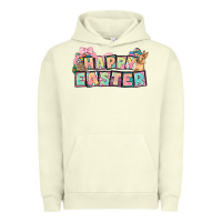 Pigment Pistachio Happy Easter plate letters Easter Day Urban Hoodie - HowdyJamesFarm