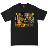 Black Even in the midst of my storm afro woman Premium Tee - RanaPortraitStore