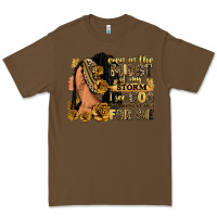 Cacao Even in the midst of my storm afro woman Premium Tee - RanaPortraitStore