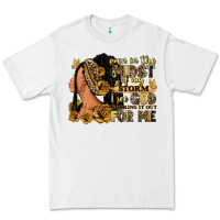 White Even in the midst of my storm afro woman Premium Tee - RanaPortraitStore