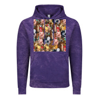 Cloud Purple western farm animals seamless pattern Vintage Hoodie - HRA Design Shop
