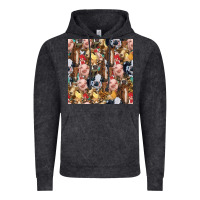 Vintage Black western farm animals seamless pattern Vintage Hoodie - HRA Design Shop