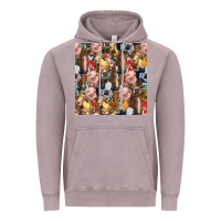 Vintage Zinc western farm animals seamless pattern Vintage Hoodie - HRA Design Shop