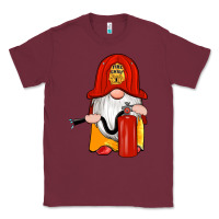Burgundy firefighter gnomes Classic Tee - Artiststas