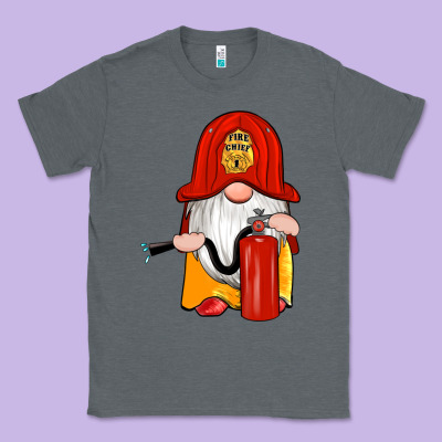 Firefighter Gnomes Classic Tee Designed By Artiststas