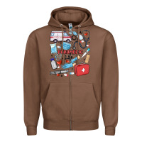 Chestnut can't talk right now doing paramedic stuff Zipper Hoodie - MaliasSmallBusiness