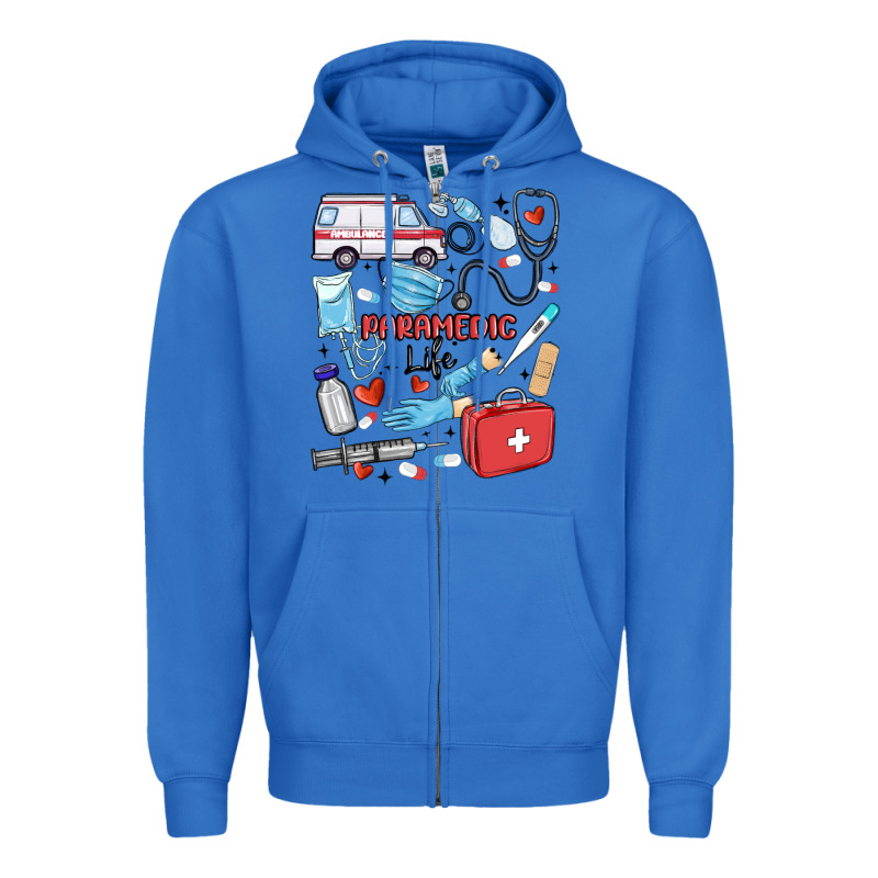 Can't Talk Right Now Doing Paramedic Stuff Zipper Hoodie by MaliasSmallBusiness | Teevron