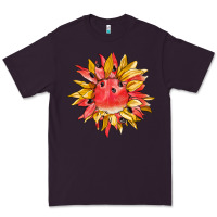 Plum watermelon sunflower Premium Tee - BarkalooDesign