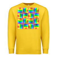 Lemon Pride lgbtq flag and leopard with glitter seamless Premium Sweatshirt - BundleAndBundleShop