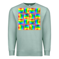 Seafoam Pride lgbtq flag and leopard with glitter seamless Premium Sweatshirt - BundleAndBundleShop