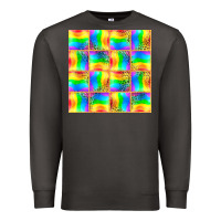 Smoke Pride lgbtq flag and leopard with glitter seamless Premium Sweatshirt - BundleAndBundleShop