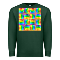 Sports Green Pride lgbtq flag and leopard with glitter seamless Premium Sweatshirt - BundleAndBundleShop