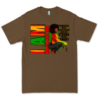 Cacao I am black history Afro American woman Premium Tee - RanaPortraitStore