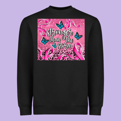 Stronger Than The Stormcancer Heavyweight Sweatshirt Designed By Adodesignshop